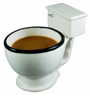 toilet coffee mug white elephant gift ideas