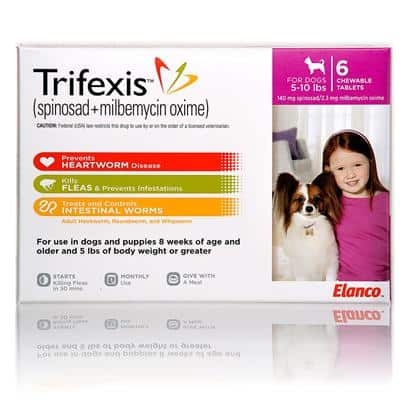 trifexis dogs flea safe hopingfor treatment good 10lb pink